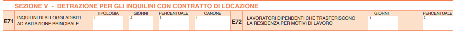 730 2025 detrazioni inquilini