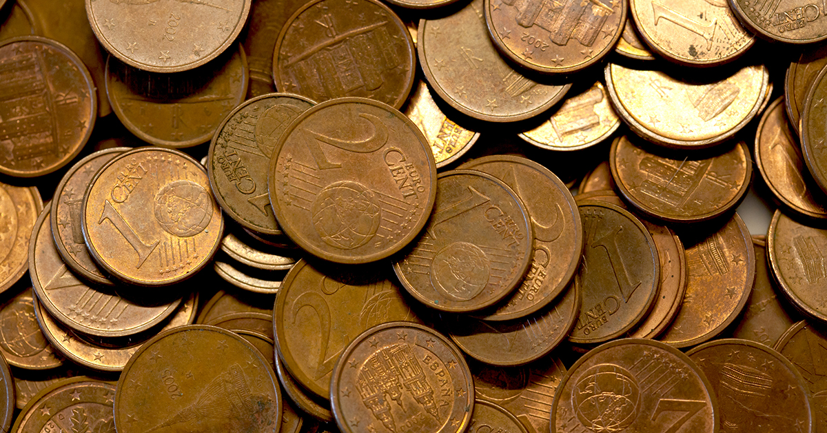 Si può pagare con le monete da 1 e 2 centesimi? Cosa fare se un
